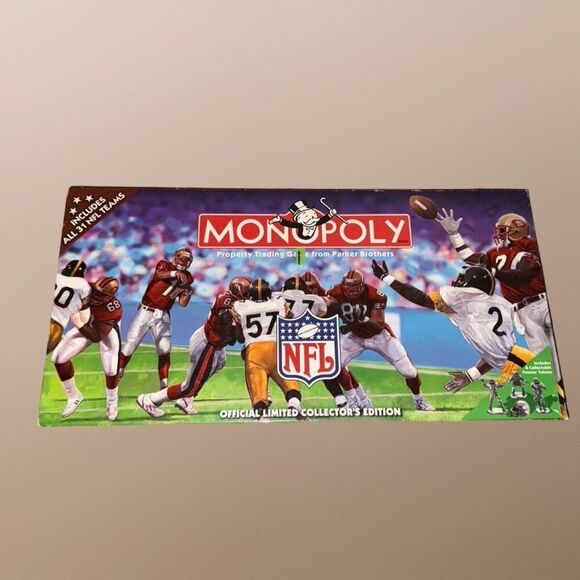 NEW Monopoly NFL Official Limited Collector's Edition Complete Open Box - Picture 11 of 11